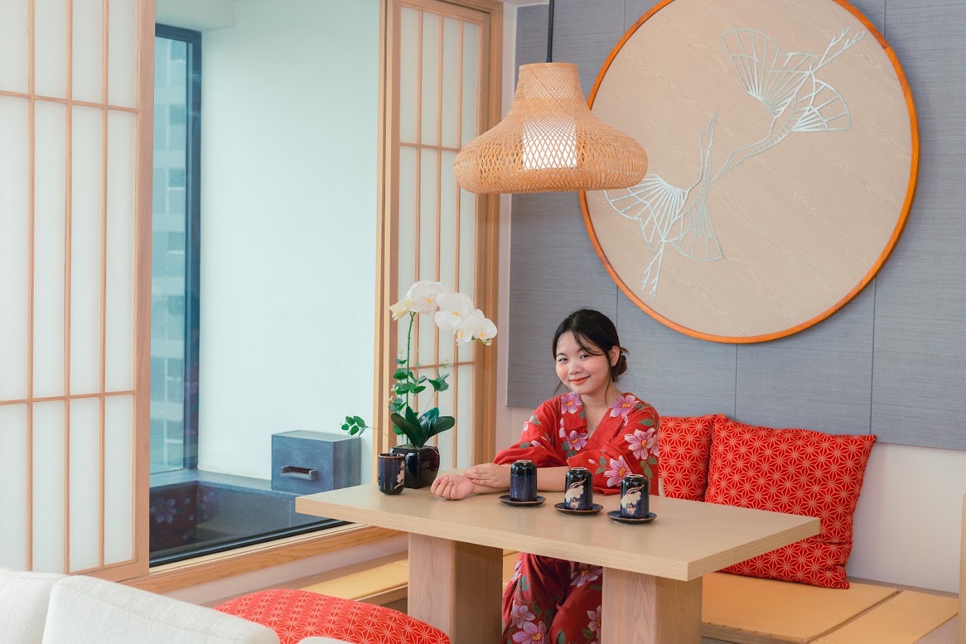 Phòng khách sạn khoáng nóng phong cách Nhật